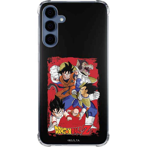 Dragon Ball Z Goku Vs Vegeta Galaxy S24 Clear Case