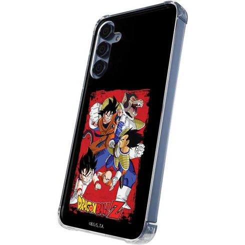 Dragon Ball Z Goku Vs Vegeta Galaxy S24 Clear Case