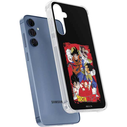 Dragon Ball Z Goku Vs Vegeta Galaxy S24 Clear Case