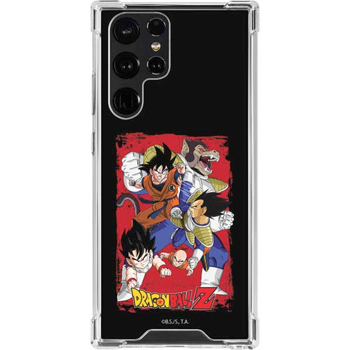 Dragon Ball Z Goku Vs Vegeta Galaxy S24 Ultra Clear Case