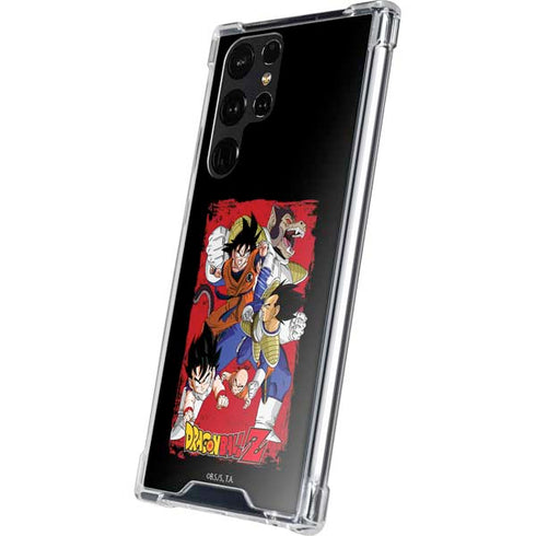 Dragon Ball Z Goku Vs Vegeta Galaxy S24 Ultra Clear Case