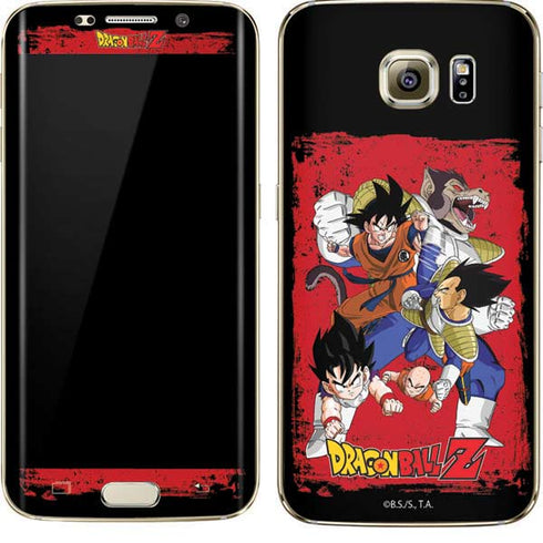 Dragon Ball Z Goku Vs Vegeta Galaxy S7 Edge Skin