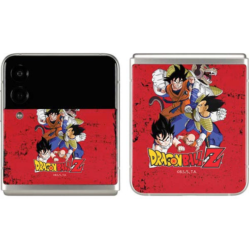 Dragon Ball Z Goku Vs Vegeta Galaxy Z Flip3 5G Skin