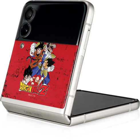 Dragon Ball Z Goku Vs Vegeta Galaxy Z Flip3 5G Skin