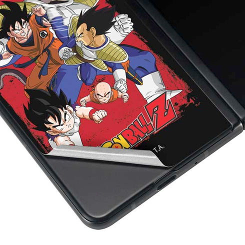 Dragon Ball Z Goku Vs Vegeta Galaxy Z Fold3 5G Skin