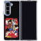 Dragon Ball Z Goku Vs Vegeta Galaxy Z Fold5 5G Clear Case