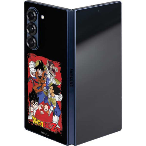 Dragon Ball Z Goku Vs Vegeta Galaxy Z Fold6 Skin