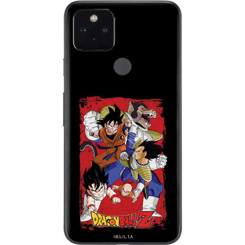 Dragon Ball Z Goku Vs Vegeta Google Pixel 4a 5G Skin