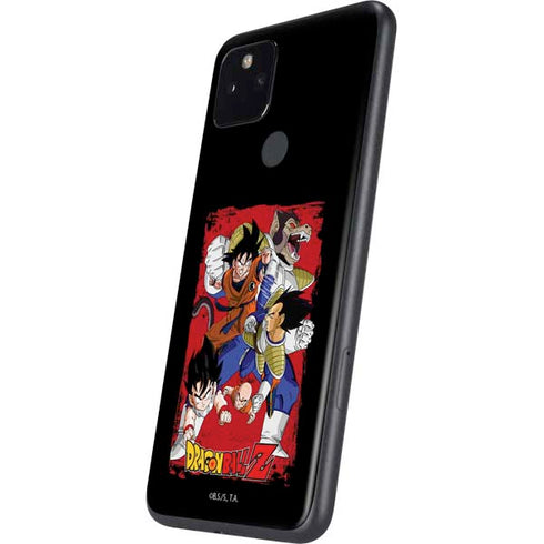 Dragon Ball Z Goku Vs Vegeta Google Pixel 4a 5G Skin