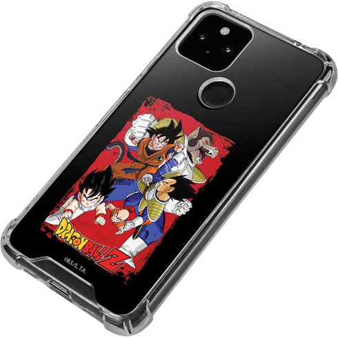 Dragon Ball Z Goku Vs Vegeta Google Pixel 5 Clear Case