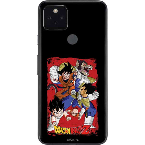 Dragon Ball Z Goku Vs Vegeta Google Pixel 5a Skin