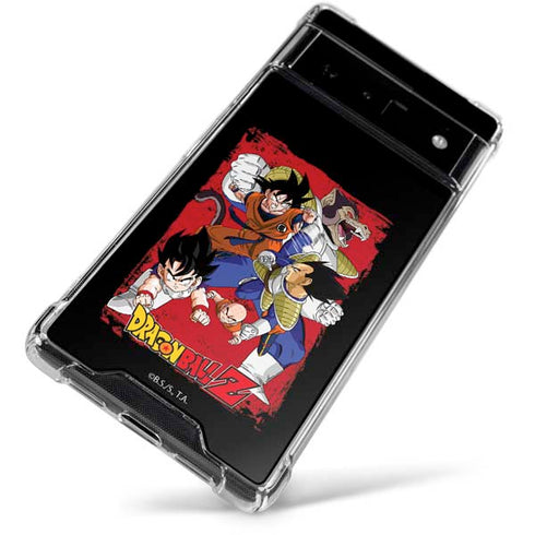 Dragon Ball Z Goku Vs Vegeta Google Pixel 6 Clear Case