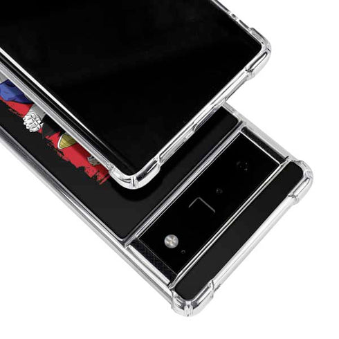 Dragon Ball Z Goku Vs Vegeta Google Pixel 6 Clear Case