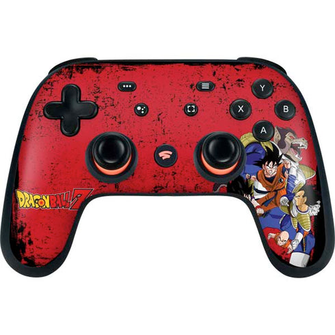Dragon Ball Z Goku Vs Vegeta Google Stadia Controller Skin