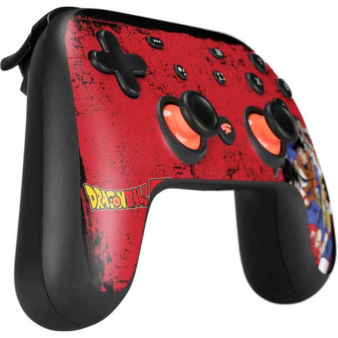 Dragon Ball Z Goku Vs Vegeta Google Stadia Controller Skin