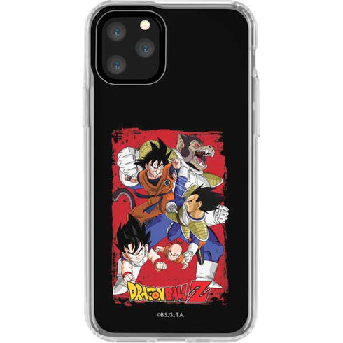 Dragon Ball Z Goku Vs Vegeta iPhone 11 Pro Clear Case