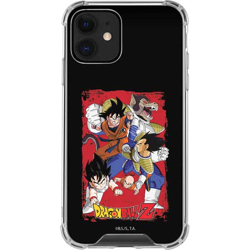 Dragon Ball Z Goku Vs Vegeta iPhone 12 Clear Case