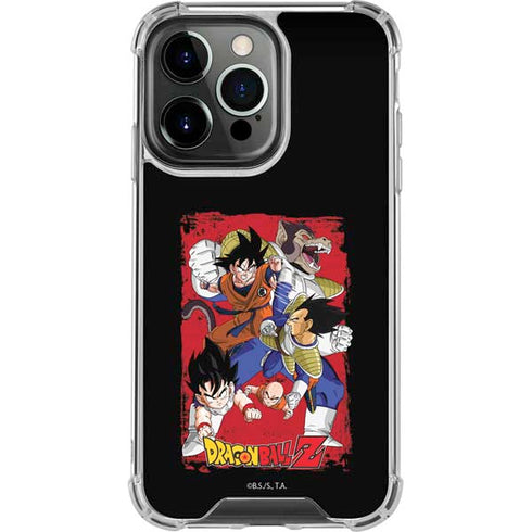Dragon Ball Z Goku Vs Vegeta iPhone 13 Pro Clear Case