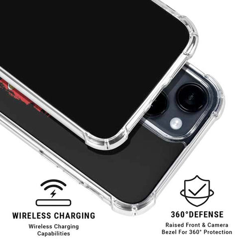 Dragon Ball Z Goku Vs Vegeta iPhone 14 Plus Clear Case