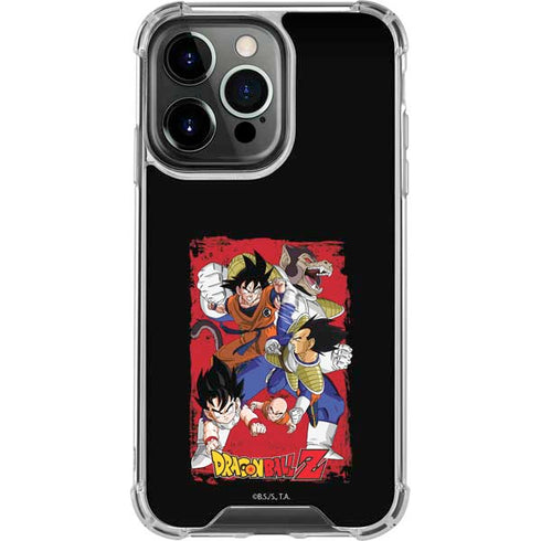 Dragon Ball Z Goku Vs Vegeta iPhone 14 Pro Clear Case