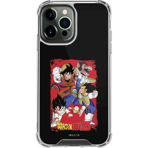 Dragon Ball Z Goku Vs Vegeta iPhone 14 Pro Max Clear Case