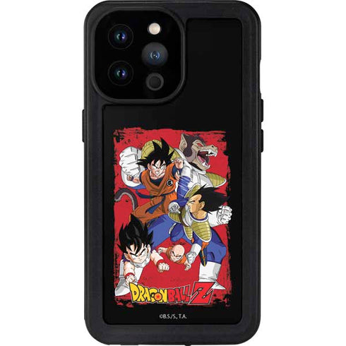 Dragon Ball Z Goku Vs Vegeta iPhone 14 Pro Max Waterproof Case
