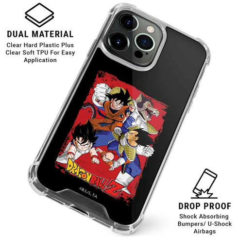 Dragon Ball Z Goku Vs Vegeta iPhone 15 Pro Clear Case