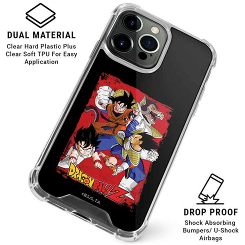 Dragon Ball Z Goku Vs Vegeta iPhone 15 Pro Max Clear Case