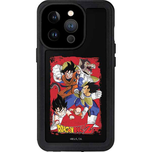 Dragon Ball Z Goku Vs Vegeta iPhone 15 Pro Waterproof Case