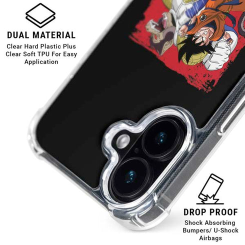 Dragon Ball Z Goku Vs Vegeta iPhone 16 MagSafe Case