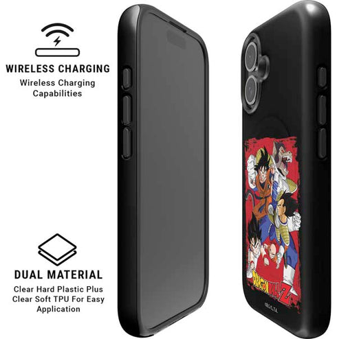 Dragon Ball Z Goku Vs Vegeta iPhone 16 Plus Magsafe Impact Case