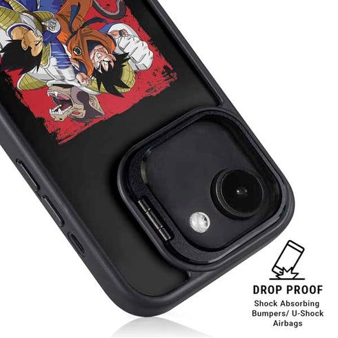 Dragon Ball Z Goku Vs Vegeta iPhone 16e Kickstand Case
