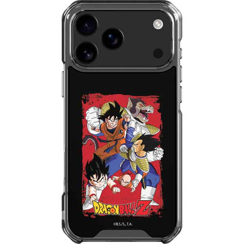 Dragon Ball Z Goku Vs Vegeta iPhone 18 Pro Max Clear Case