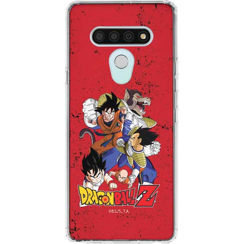 Dragon Ball Z Goku Vs Vegeta LG Stylo 6 Clear Case