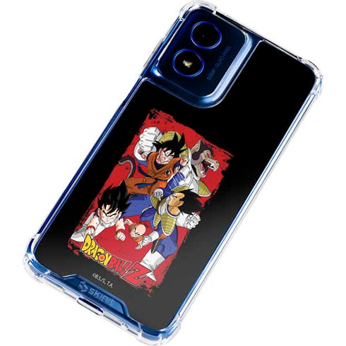 Dragon Ball Z Goku Vs Vegeta Moto G 5G (2024) Clear Case