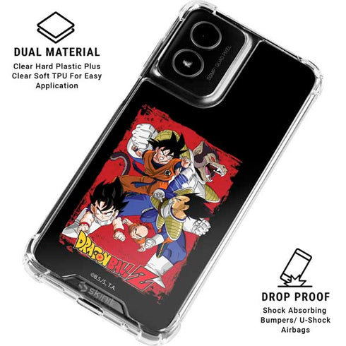 Dragon Ball Z Goku Vs Vegeta Moto G Power 5G (2024) Clear Case