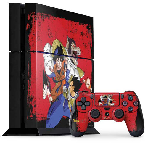 Dragon Ball Z Goku Vs Vegeta PS4 Console and Controller Bundle Skin