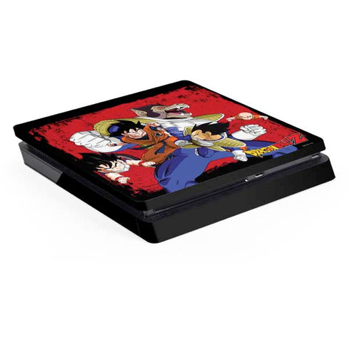 Dragon Ball Z Goku Vs Vegeta PS4 Slim Skin