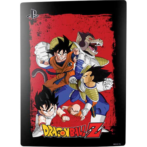 Dragon Ball Z Goku Vs Vegeta PS5 Digital Edition Console Skin