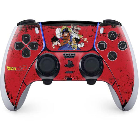 Dragon Ball Z Goku Vs Vegeta PS5 DualSense Edge Pro Controller Skin