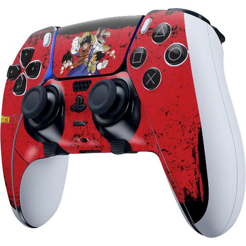 Dragon Ball Z Goku Vs Vegeta PS5 DualSense Edge Pro Controller Skin