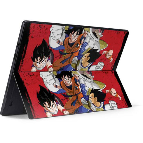 Dragon Ball Z Goku Vs Vegeta Surface Pro 7 Skin