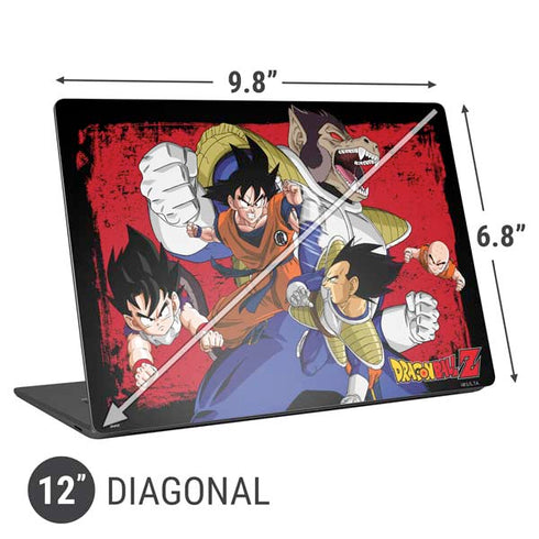 Dragon Ball Z Goku Vs Vegeta Universal Laptop 12in (9.8 x 6.8in) Skin
