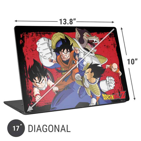 Dragon Ball Z Goku Vs Vegeta Universal Laptop 17in (13.8 x 10in) Skin