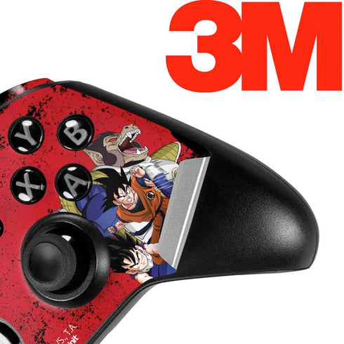 Dragon Ball Z Goku Vs Vegeta Xbox One Elite Controller Skin