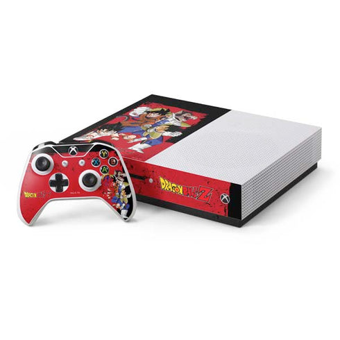 Dragon Ball Z Goku Vs Vegeta Xbox One S Console and Controller Bundle Skin