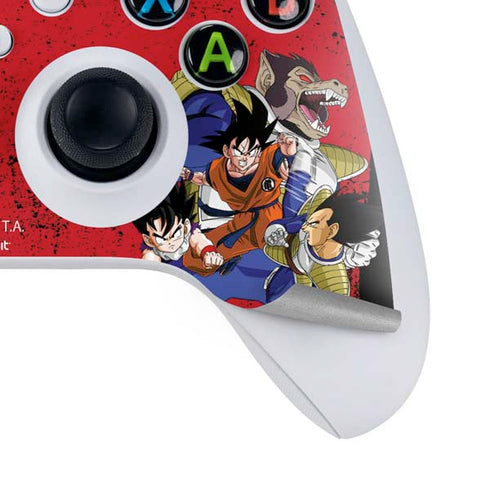 Dragon Ball Z Goku Vs Vegeta Xbox Series S Controller Skin