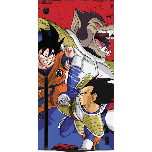 Dragon Ball Z Goku Vs Vegeta Xbox Series X Console Skin