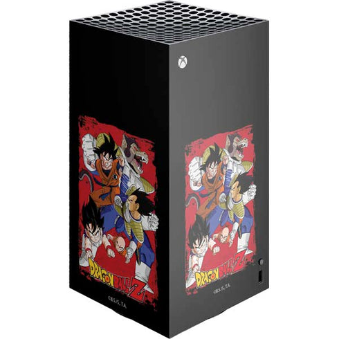 Dragon Ball Z Goku Vs Vegeta XBox Series X Digital Edition Console Skin