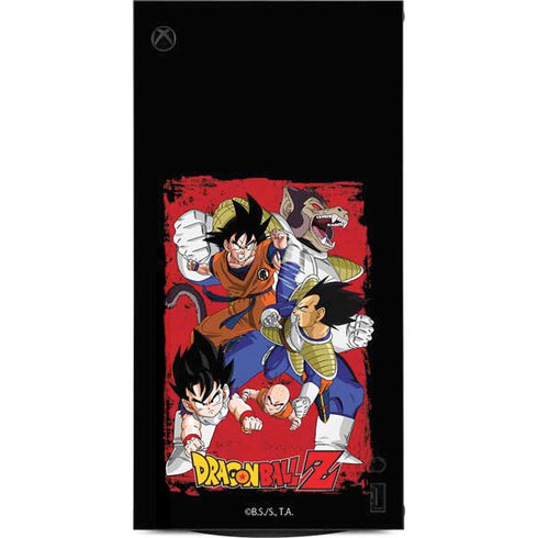 Dragon Ball Z Goku Vs Vegeta XBox Series X Digital Edition Console Skin